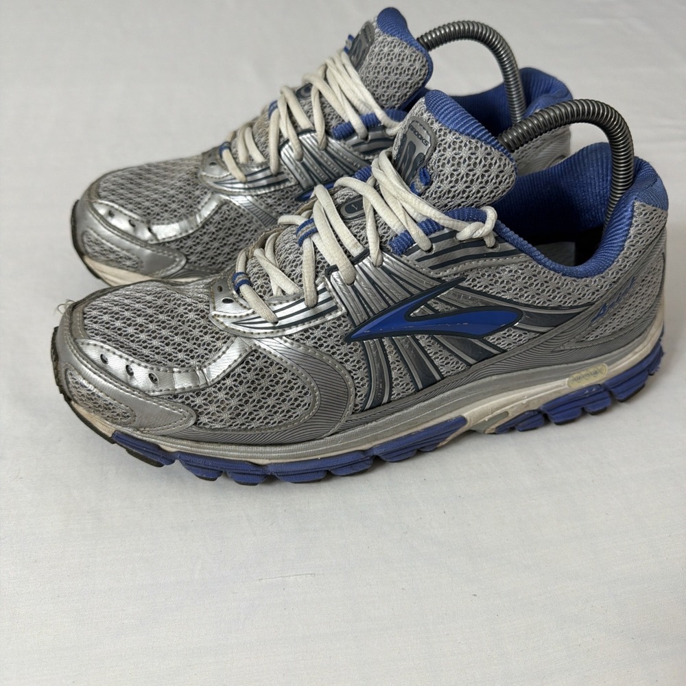 Rare Brooks Ariel 1 Running Shoes Silver/Blue Women's 10.5 Gym Shoe‎ Fit Casual